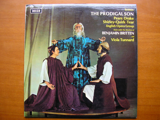 BRITTEN: THE PRODIGAL SON     SOLOISTS / ENGLISH OPERA GROUP / TUNNARD / BRITTEN     SET 438