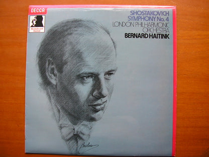 SHOSTAKOVICH: SYMPHONY No. 4     HAITINK / LONDON PHILHARMONIC     SXL 6927