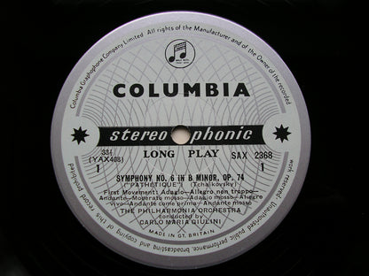TCHAIKOVSKY: SYMPHONY No. 6 'Pathetique'      GIULINI / PHILHARMONIA    SAX 2368