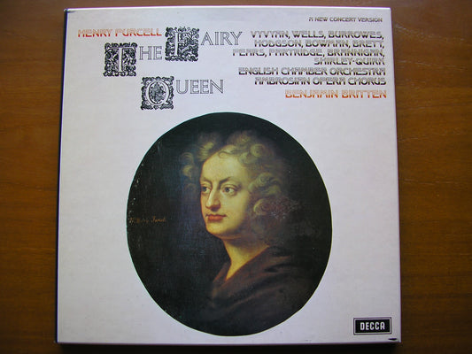 PURCELL: THE FAIRY QUEEN  (1692)      SOLOISTS / ENGLISH CHAMBER ORCHESTRA / BRITTEN    2LP     SET 499 - 500