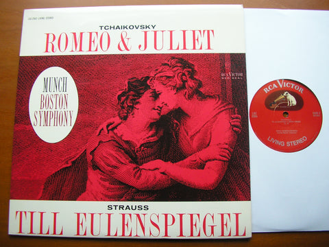 TCHAIKOVSKY: ROMEO & JULIET / STRAUSS: TILL EULENSPIEGEL      CHARLES MUNCH / BOSTON SYMPHONY     LSC 2565