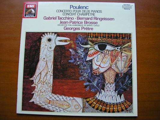 POULENC: CONCERTO CHAMPETRE / CONCERTO FOR TWO PIANOS     BROSSE / TACCHINO / RINGEISSEN / MONTE CARLO PHILHARMONIC / PRETRE     EG 2701481
