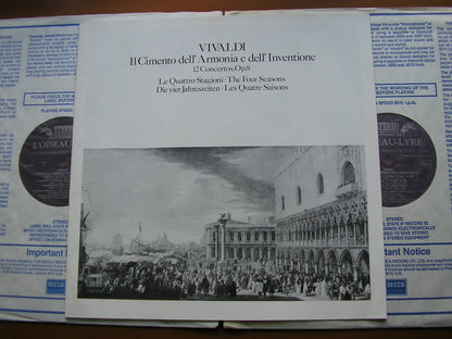 VIVALDI: THE CONTEST BETWEEN HARMONY & INVENTION  Op. 8      HOGWOOD / THE ACADEMY OF ANCIENT MUSIC     2LP       D279D 2
