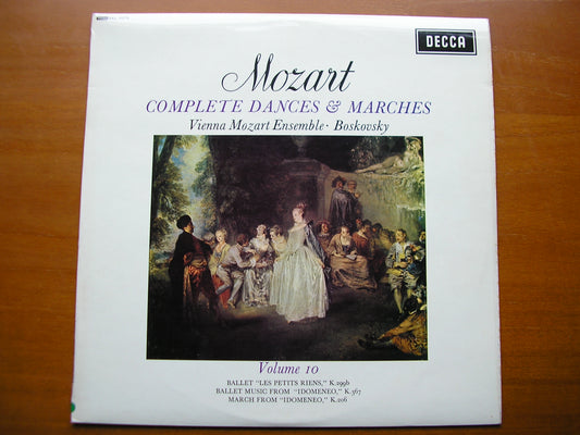 SXL 6275  MOZART: COMPLETE DANCES & MARCHES  Volume 10      BOSKOVSKY / VIENNA MOZART ENSEMBLE     ED2