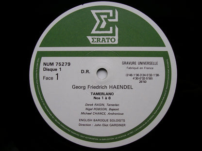 HANDEL:  TAMERLANO (1724)    SOLOISTS / ENGLISH BAROQUE SOLOISTS / GARDINER    3LP    NUM 75278