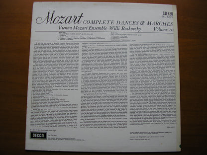 SXL 6275  MOZART: COMPLETE DANCES & MARCHES  Volume 10      BOSKOVSKY / VIENNA MOZART ENSEMBLE     ED2