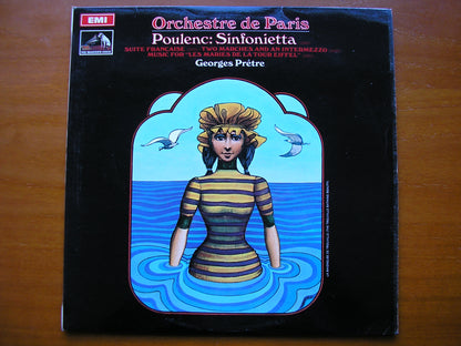 POULENC: SINFONIETTA / SUITE FRANCAISE / TWO MARCHES      PRETRE / ORCHESTRE DE PARIS     ASD 2450