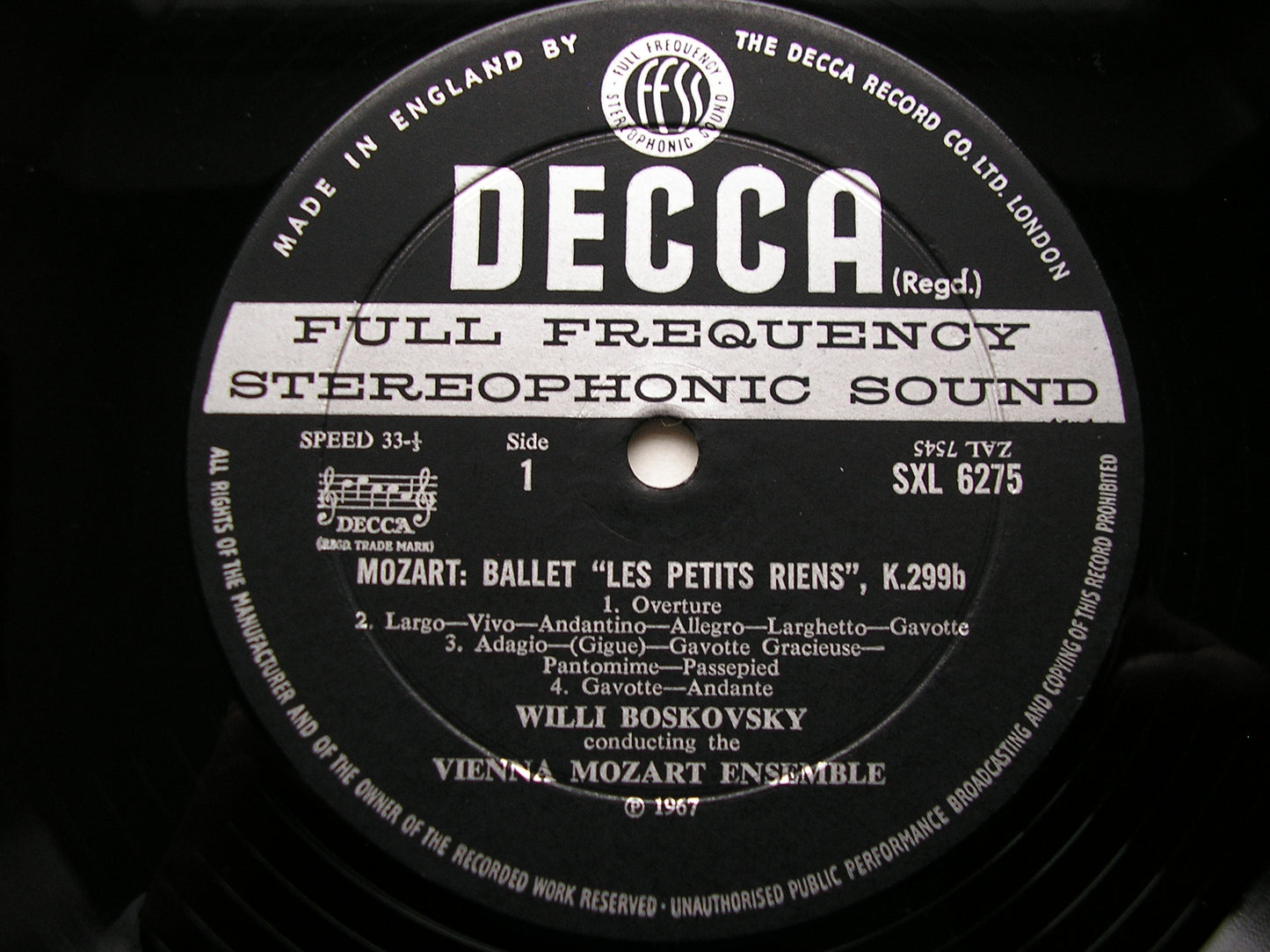 SXL 6275  MOZART: COMPLETE DANCES & MARCHES  Volume 10      BOSKOVSKY / VIENNA MOZART ENSEMBLE     ED2