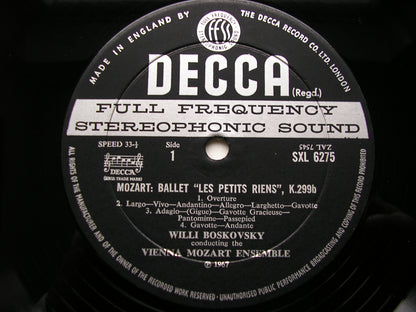 SXL 6275  MOZART: COMPLETE DANCES & MARCHES  Volume 10      BOSKOVSKY / VIENNA MOZART ENSEMBLE     ED2