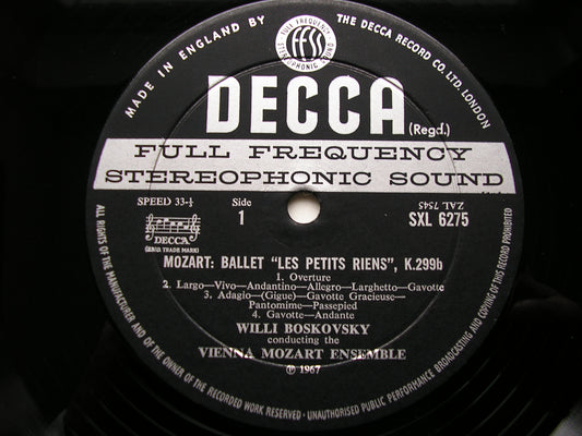 SXL 6275  MOZART: COMPLETE DANCES & MARCHES  Volume 10      BOSKOVSKY / VIENNA MOZART ENSEMBLE     ED2