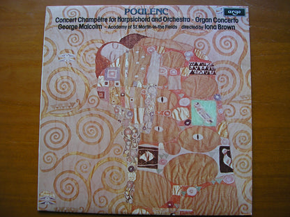 POULENC: CONCERTO CHAMPETRE / ORGAN CONCERTO       MALCOLM / ACADEMY OF ST MARTIN IN THE FIELDS / BROWN    ZRG 878
