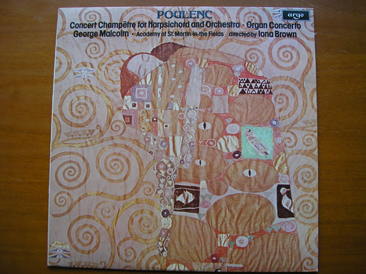 POULENC: CONCERTO CHAMPETRE / ORGAN CONCERTO       MALCOLM / ACADEMY OF ST MARTIN IN THE FIELDS / BROWN    ZRG 878
