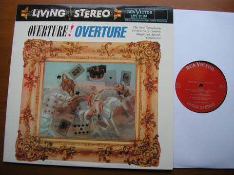 OVERTURE: HEROLD / SUPPE / ADAM / AUBER      AGOULT / NEW SYMPHONY ORCHESTRA     LSC 2134