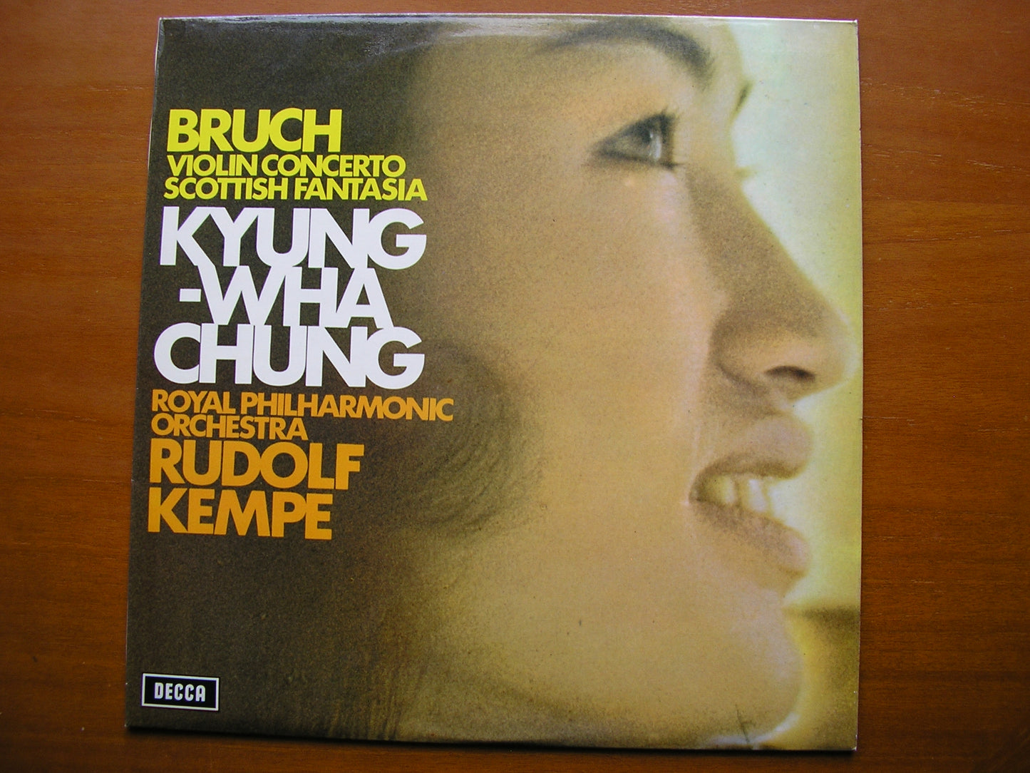 BRUCH: VIOLIN CONCERTO / SCOTTISH FANTASIA    CHUNG / ROYAL PHILHARMONIC / KEMPE     SXL 6573