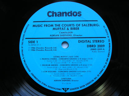 MUSIC FROM THE COURT OF SALZBURG: MOFFAT & BIBER      CANTILENA / ADRIAN SHEPHERD    DBRD 2009