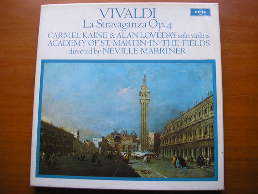 VIVALDI: LA STRAVAGANZA Op. 4       KAINE / LOVEDAY / ASMIF / MARRINER     2 LP      ZRG 800/1