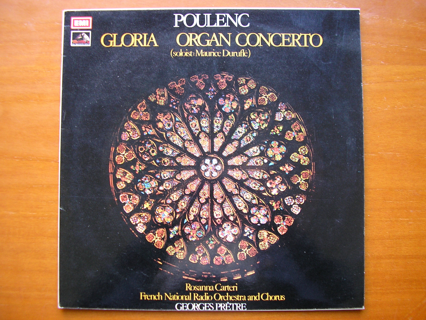 POULENC: GLORIA / ORGAN CONCERTO    DURUFLE / CARTERI / FRENCH NATIONAL RADIO ORCHESTRA / PRETRE      ASD 2835