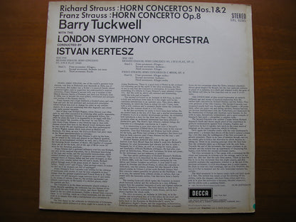 SXL 6285  STRAUSS: HORN CONCERTOS / FRANZ STRAUSS: HORN CONCERTO      TUCKWELL /  LONDON SYMPHONY / KERTESZ     ED2