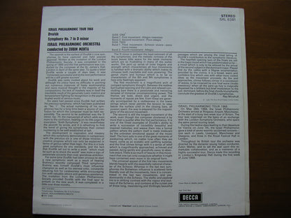 SXL 6381 DVORAK: SYMPHONY No. 7      MEHTA / ISRAEL PHILHARMONIC      ED3