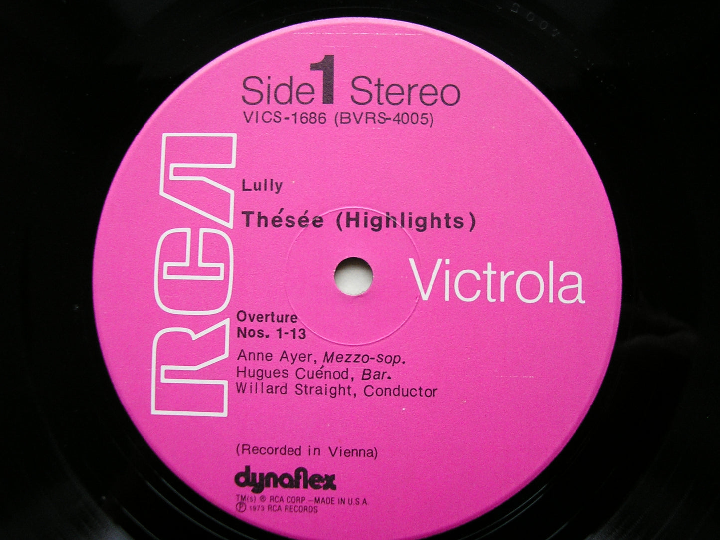 LULLY:  THESEE (1675) highlights     SOLOISTS / VIENNA VOLKSOPER / STRAIGHT     VICS 1686