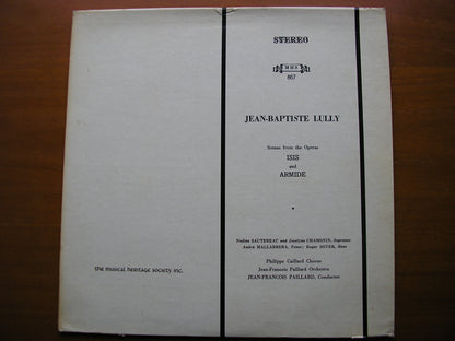 LULLY: scenes & arias from ARMIDE (1686) & ISIS (1677)    SOLOISTS / PAILLARD ORCHESTRA / PAILLARD    MHS 867