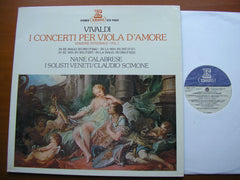VIVALDI: THE CONCERTOS FOR VIOLA D'AMORE  Volume 1     CALABRESE / I SOLOISTI VENETI / SCIMONE      STU 70826