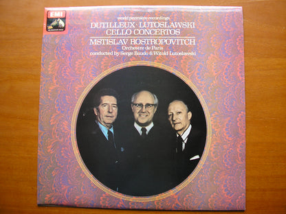 DUTILLEUX & LUTOSLAWSKI: CELLO CONCERTOS      ROSTROPOVICH / ORCHESTRE DE PARIS / DUTILLEUX / LUTOSLAWSKI     ASD 3145