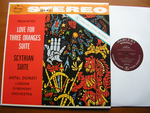 PROKOFIEV: THE LOVE FOR 3 ORANGES / SCYTHIAN SUITE        DORATI / LONDON SYMPHONY      SR90006