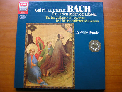 BACH, CPE: THE LAST SUFFERINGS OF THE SAVIOUR    SOLOISTS / LA PETITE BAND / KUIJKEN     2LP     16 9602