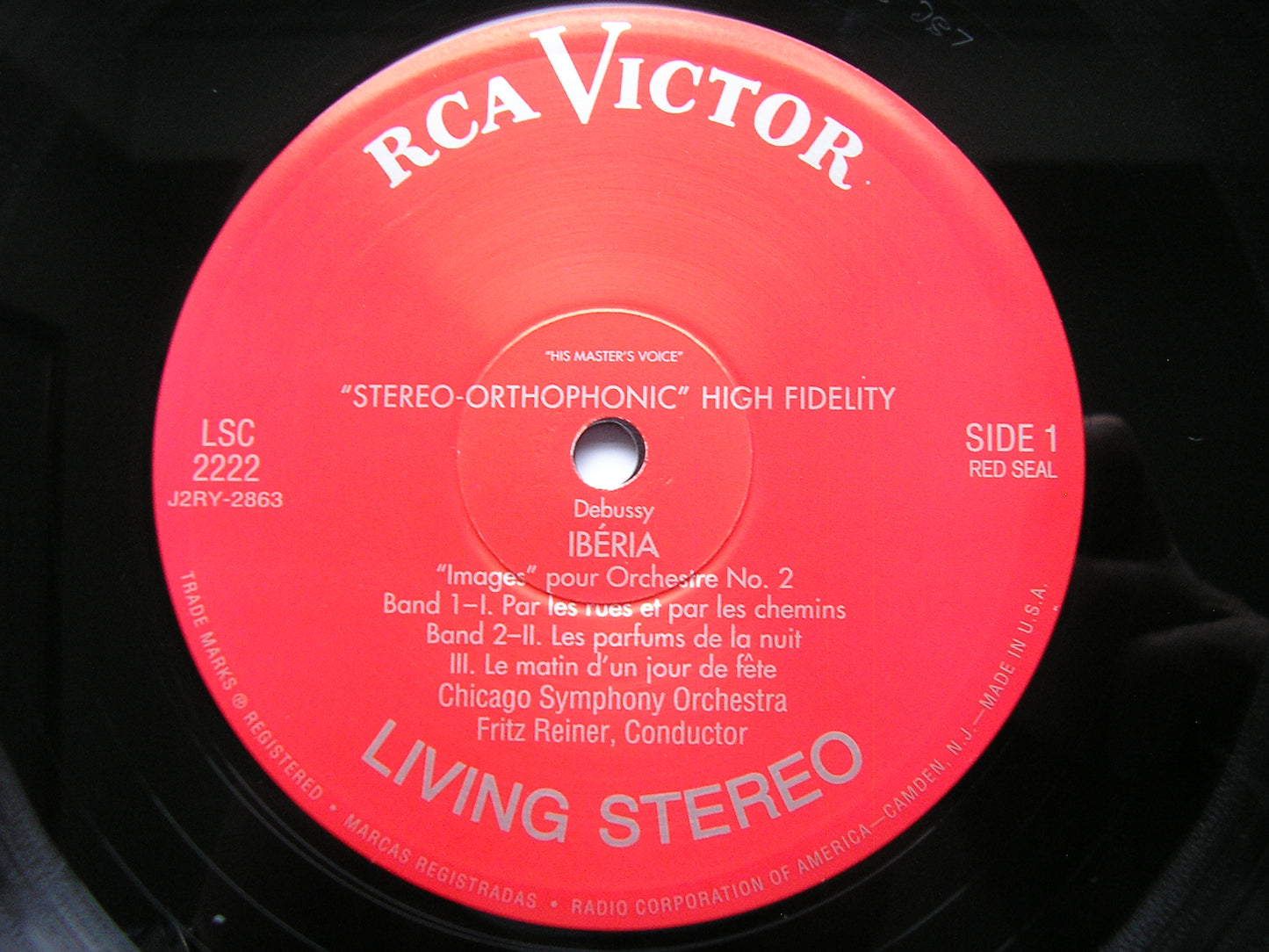 IBERIA: MUSIC OF DEBUSSY & RAVEL    REINER / CHICAGO SYMPHONY ORCHESTRA     LSC 2222