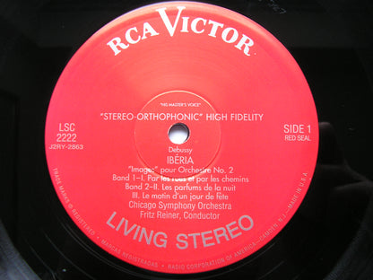 IBERIA: MUSIC OF DEBUSSY & RAVEL    REINER / CHICAGO SYMPHONY ORCHESTRA     LSC 2222