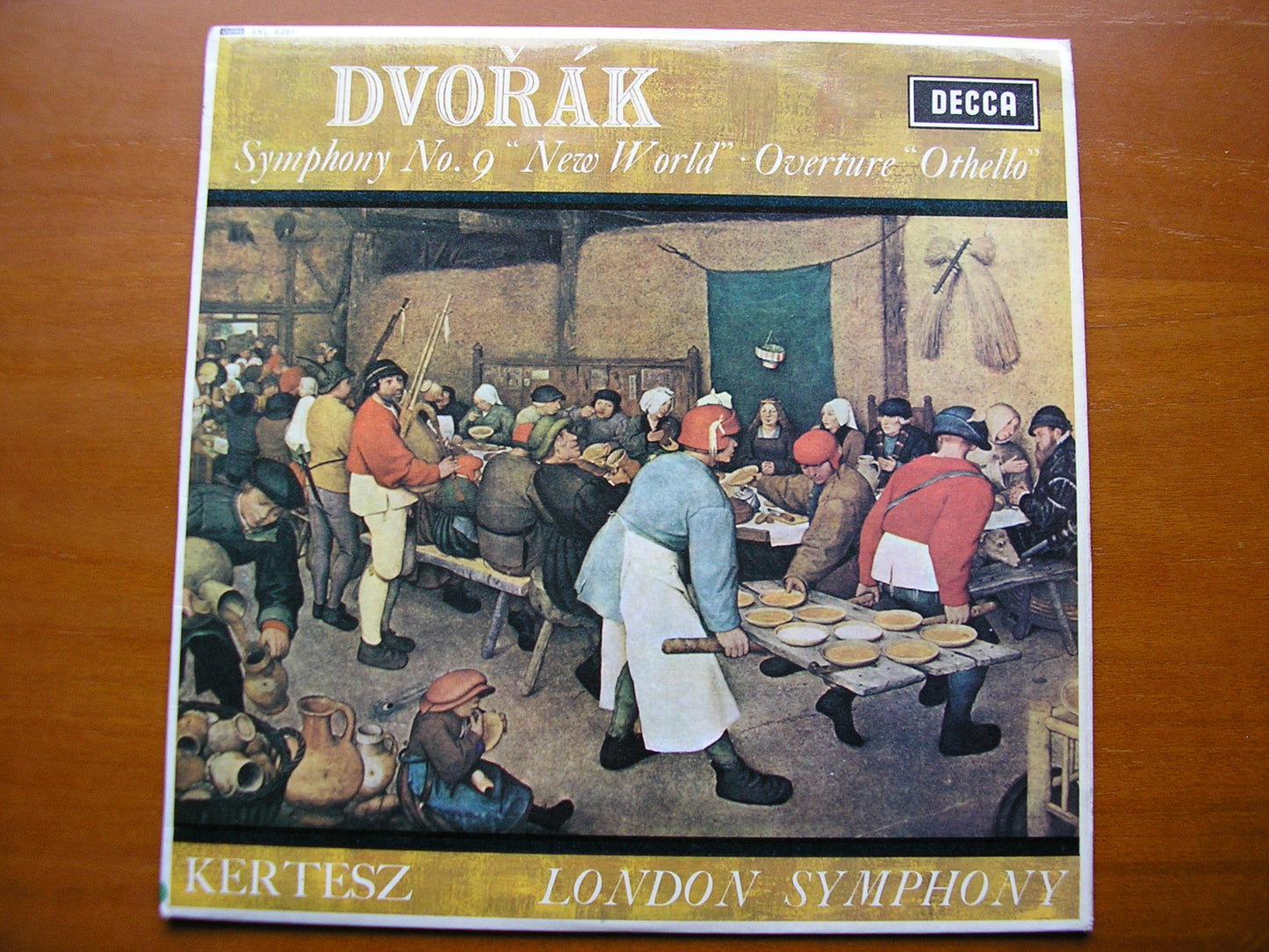 SXL 6291  DVORAK: SYMPHONY No. 9  From the New World  / OVERTURE Othello       KERTESZ / LONDON SYMPHONY     ED2
