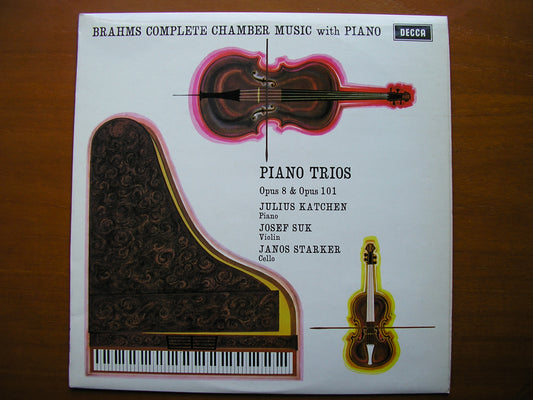 SXL 6387 BRAHMS: PIANO TRIOS Nos. 1 & 3    KATCHEN / SUK / STARKER     ED3