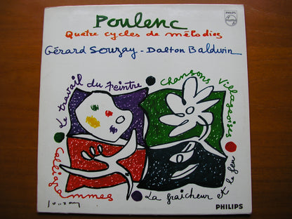 POULENC: FOUR SONG CYCLES    GERARD SOUZAY / DALTON BALDWIN     SAL 3635