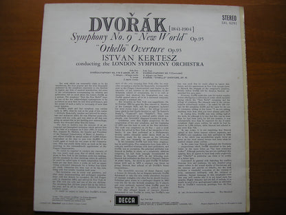 SXL 6291  DVORAK: SYMPHONY No. 9  /  OVERTURE Othello      KERTESZ / LONDON SYMPHONY     ED4