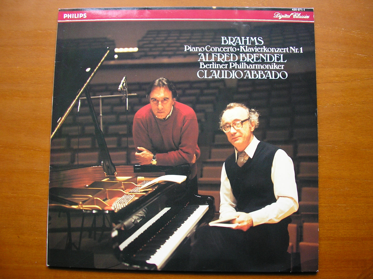 BRAHMS: PIANO CONCERTONo. 1      BRENDEL / BERLIN PHILHARMONIC / ABBADO      420 071