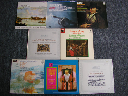 8 LP CLASSICAL COLLECTIONS  -  The Symphony in the 18th Century  #  Part 4