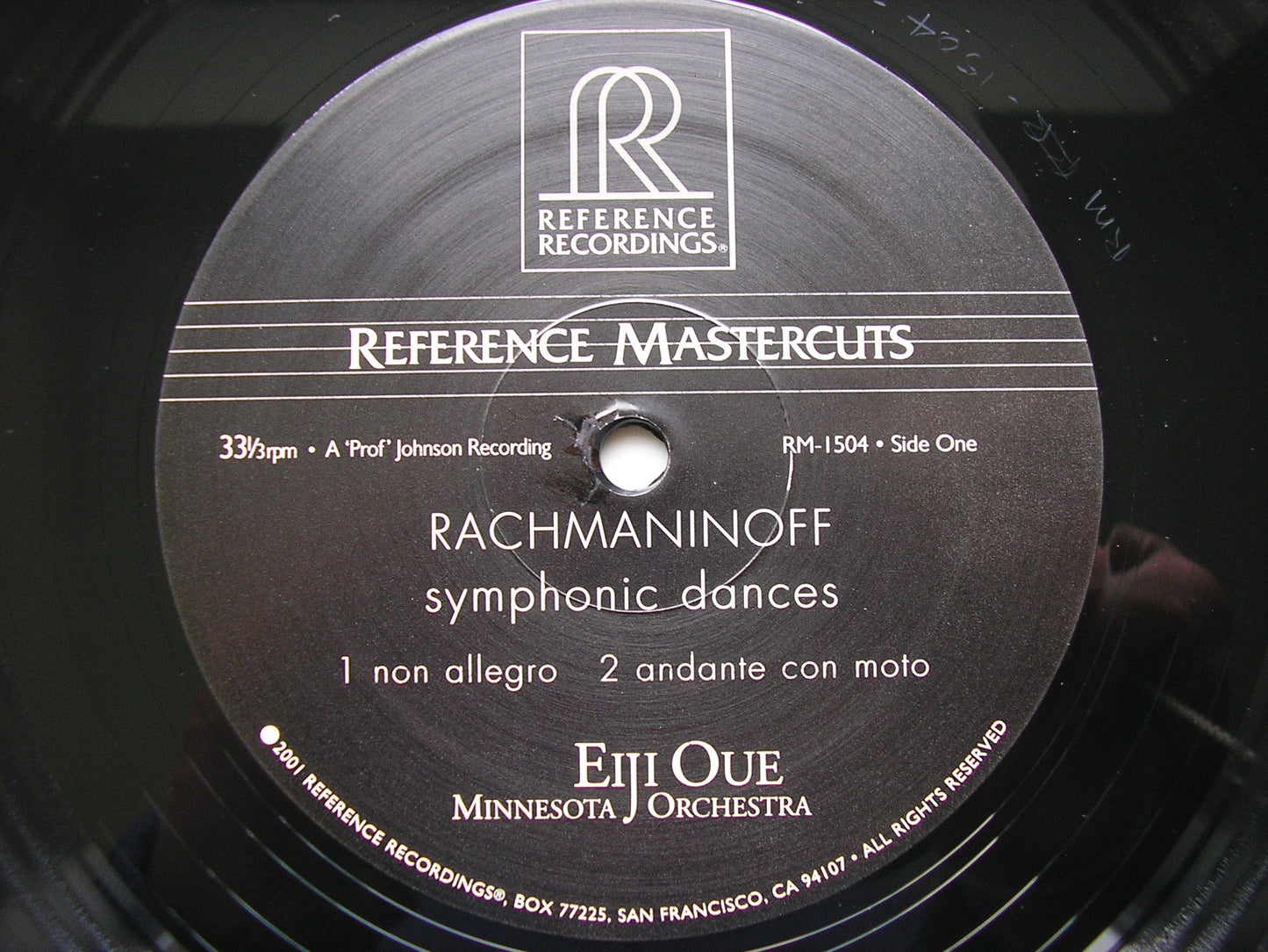 RACHMANINOV: SYMPHONIC DANCES / VOCALISE    EIJI OUE / MINNESOTA ORCHESTRA     RM-1504
