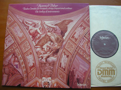 BIBER: TWELVE SONATAS FOR TRUMPETS, STRINGS & TIMPANI      THE PARLEY OF INSTRUMENTS    A66145