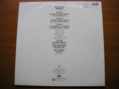 BRAHMS: PIANO CONCERTO No. 1       WEISSENBERG / PHILHADELPHIA ORCHESTRA / MUTI    ASD 143521