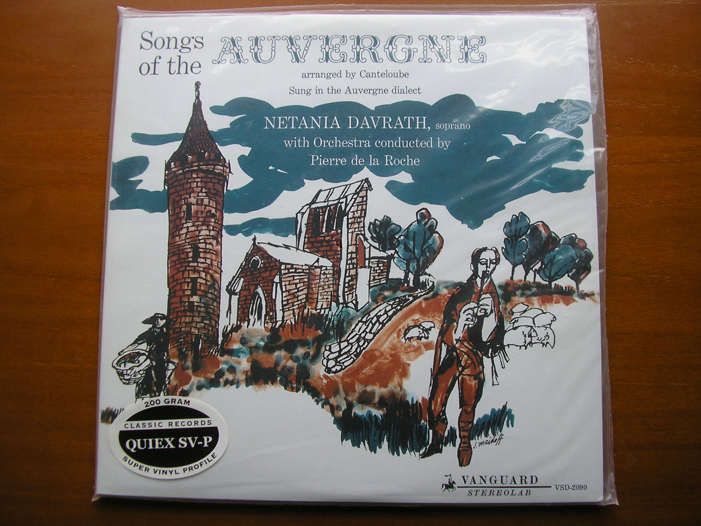 CANTELOUBE: SONGS OF THE AUVERGNE  Volumes 1 & 2       DEVRATH / ORCHESTRA / DE LA ROCHE    2LP   VSD 2090 /2132