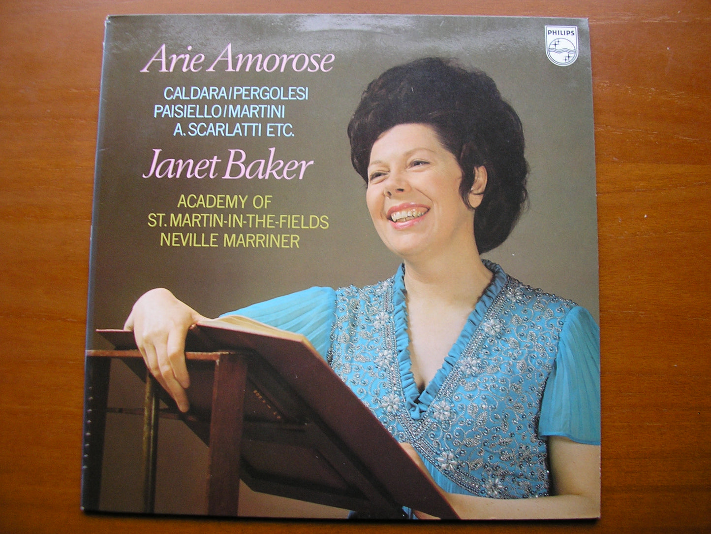 ARIE AMOROSE: CACCINI / CALDARA / PERGOLESI / PICCINNI / CESTI / GIORDANI      JANET BAKER / ASMIF / MARRINER     9500 557