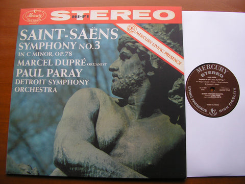 SAINT-SAENS: SYMPHONY No. 3     DUPRE / DETROIT SYMPHONY / PARAY      SR90012