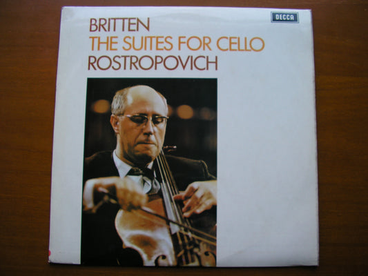 SXL 6393 BRITTEN: CELLO SUITES Nos. 1 & 2      MSTISLAV ROSTROPOVICH     ED3