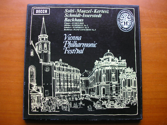 SXL 6292 / 5  VIENNA PHILHARMONIC FESTIVAL: WAGNER / SIBELIUS / SCHUBERT / BEETHOVEN    4LP     ED2