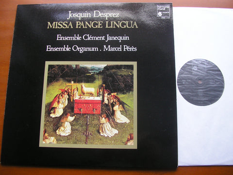 JOSQUIN: MISSA PANGE LINGUA     ENSEMBLE CLEMENT JANEQUIN / ENSEMBLE ORGANUM / PERES     HMC 1239