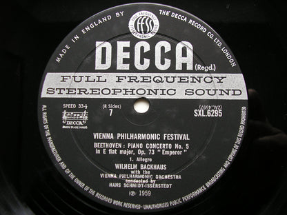 SXL 6292 / 5  VIENNA PHILHARMONIC FESTIVAL: WAGNER / SIBELIUS / SCHUBERT / BEETHOVEN    4LP     ED2