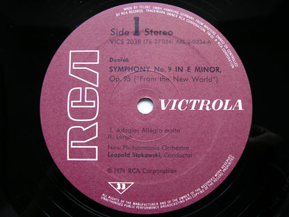 DVORAK: SYMPHONY No. 9      STOKOWSKI / NEW PHILHARMONIA      VICS 2038