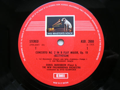 BEETHOVEN: THE FIVE PIANO CONCERTOS / CHORAL FANTASIA      BARENBOIM / NEW PHILHARMONIA / KLEMPERER    5LP