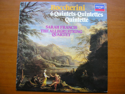 BOCCHERINI: SIX STRING QUINTETS Op. 45      FRANCIS / ALLEGRI STRING QUARTET     ZK 93